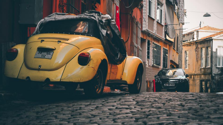 old classic Beetle car