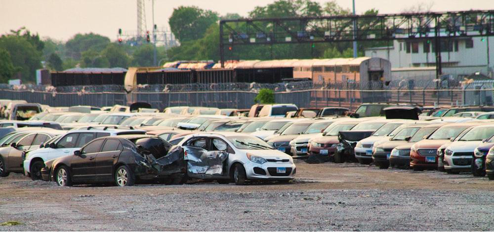 A car recycling facility