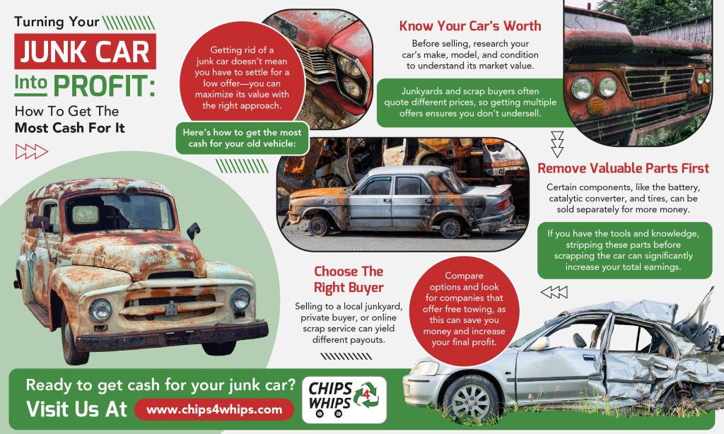 Getting rid of a junk car doesn't mean you have to settle for a low offer you can maximize its value with the right approach. 